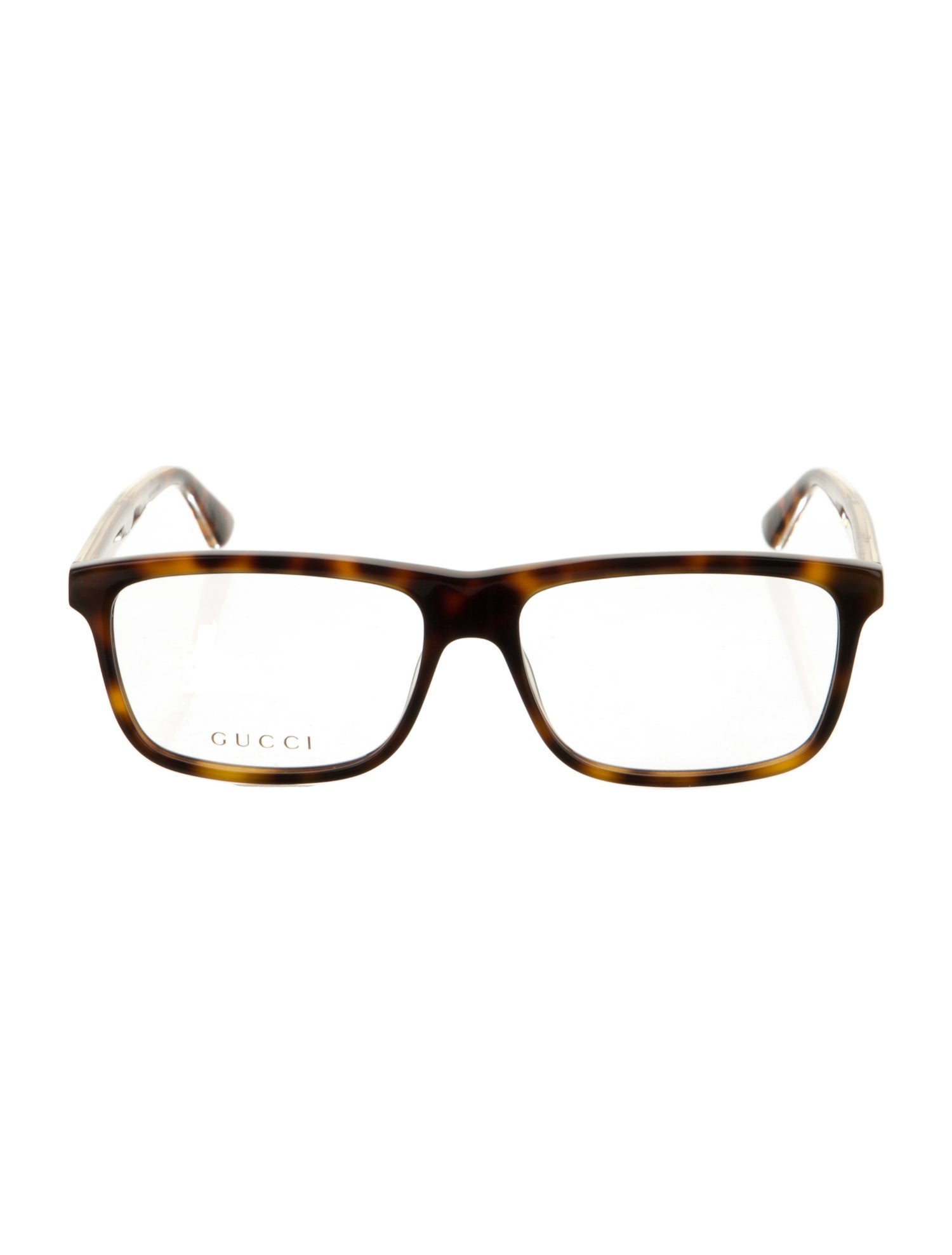 Gucci Sylvie Web Accent Square Eyeglasses