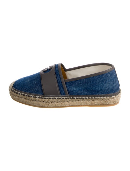 Gucci Denim Graphic Print Espadrilles