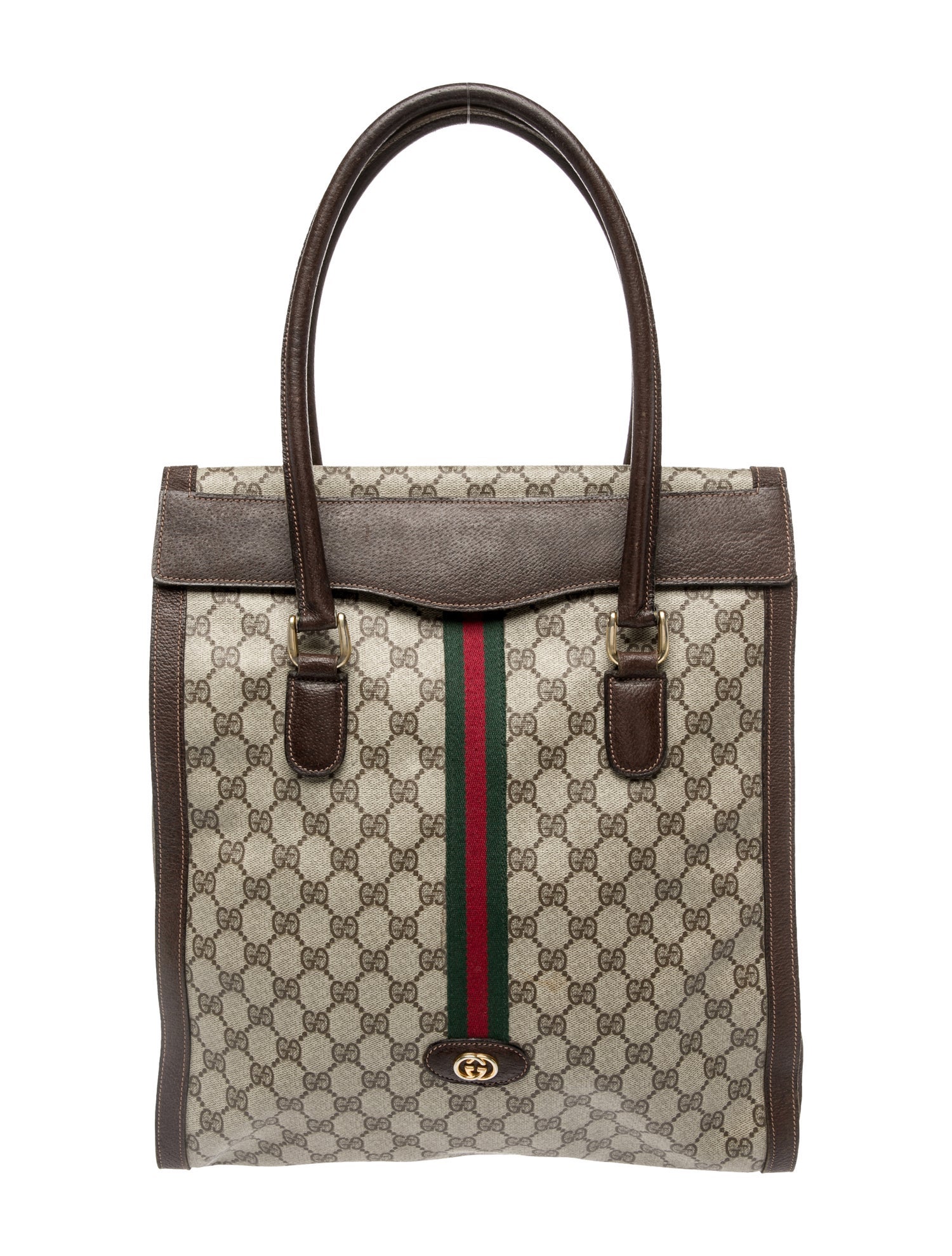 Gucci GG Supreme Top Handle Bag Vintage
