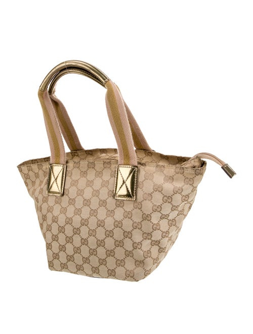 Gucci GG Canvas Top Handle Bag