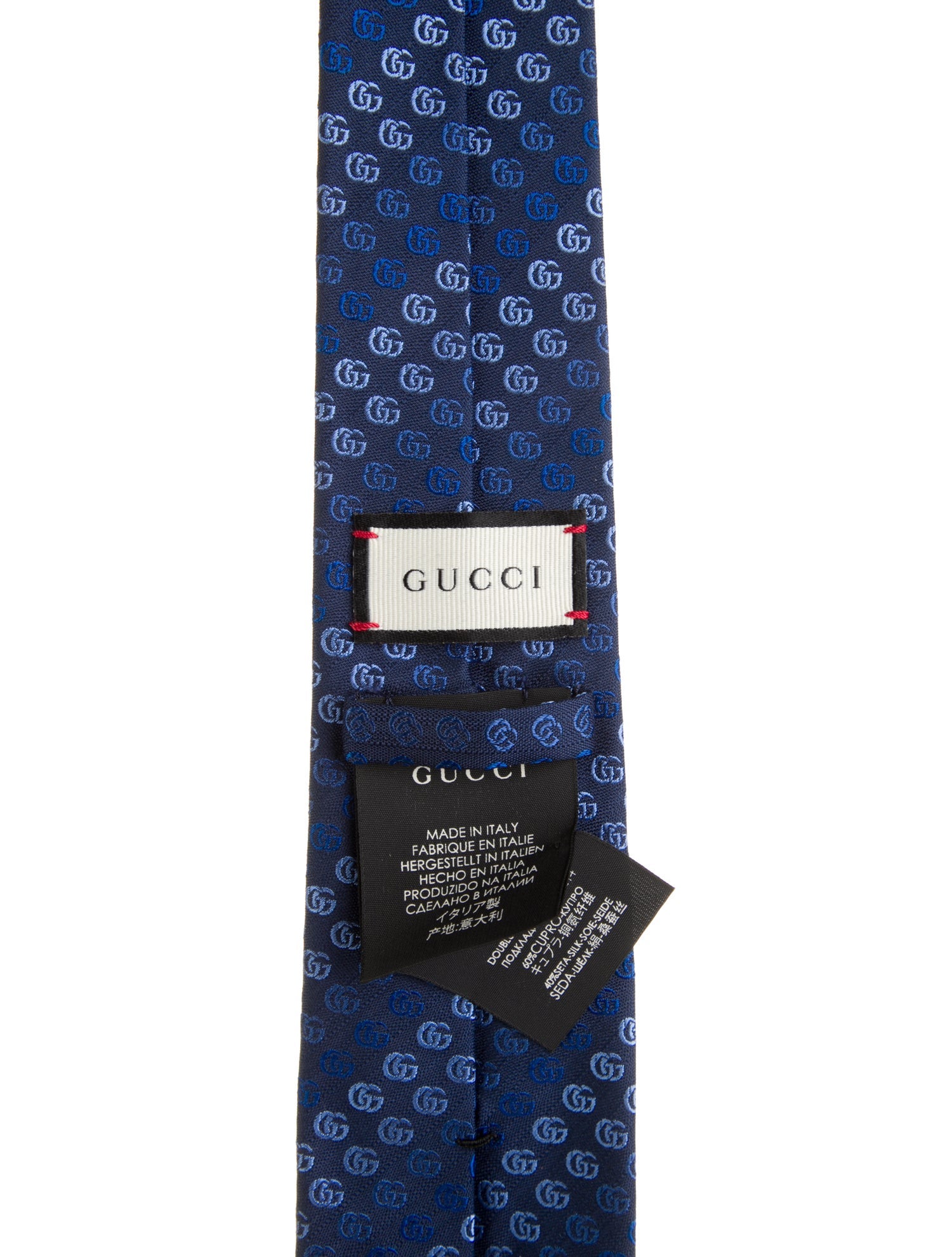 Gucci Double G Patterned Tie
