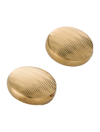 Gucci Vintage 18K Button Caps