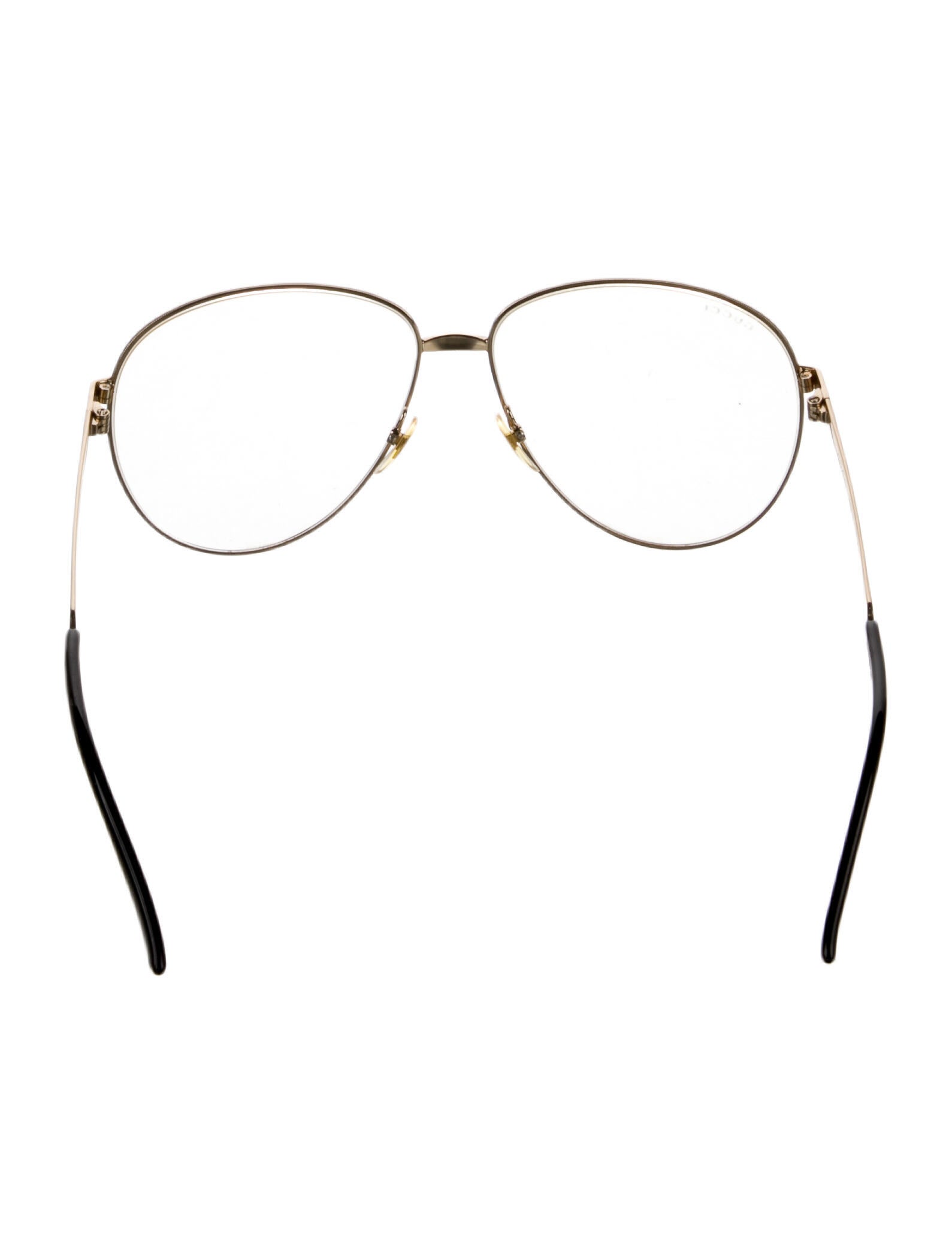 Gucci Interlocking G Logo Aviator Eyeglasses