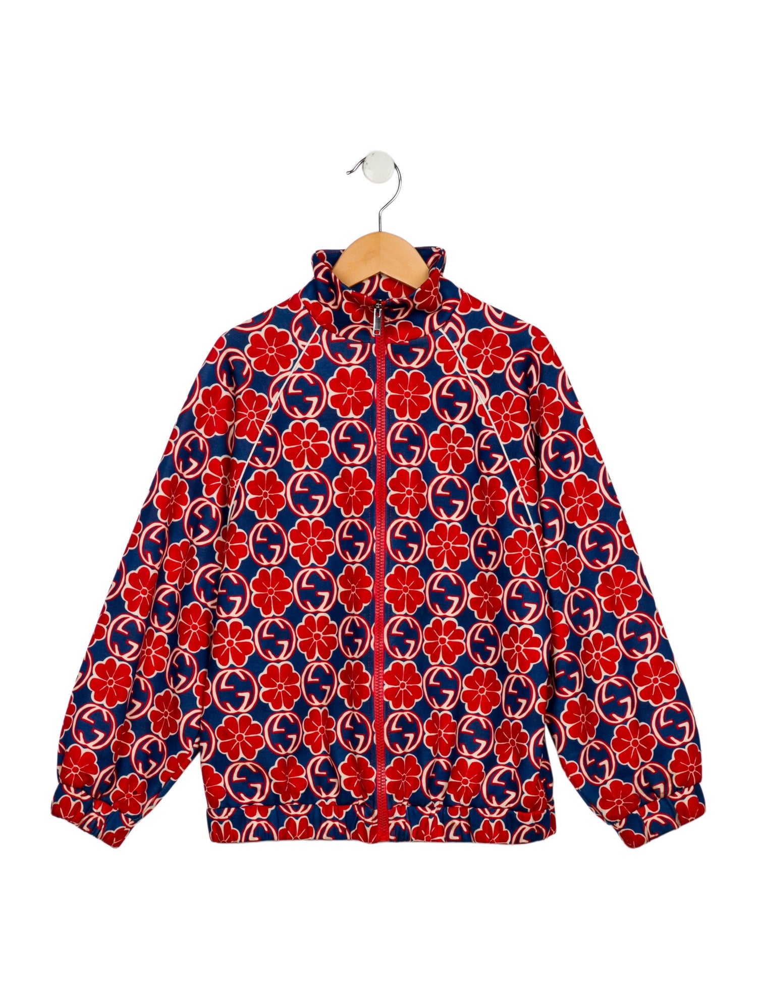 Gucci Interlocking G Logo Flower Jacket