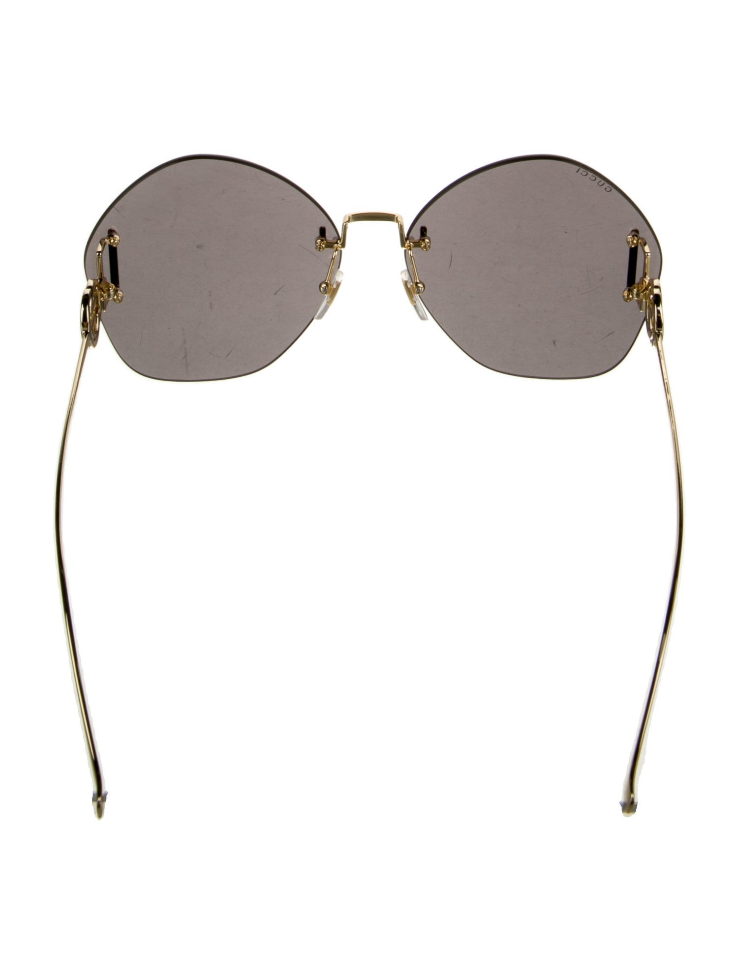 Gucci Interlocking G Logo Round Sunglasses