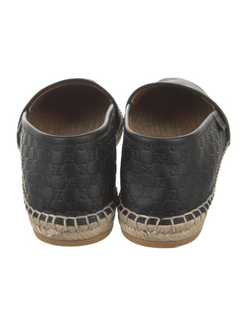 Gucci Microguccissima Pattern Leather Espadrilles