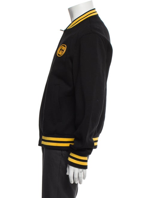 Gucci 2018 Interlocking G Logo Varsity Jacket
