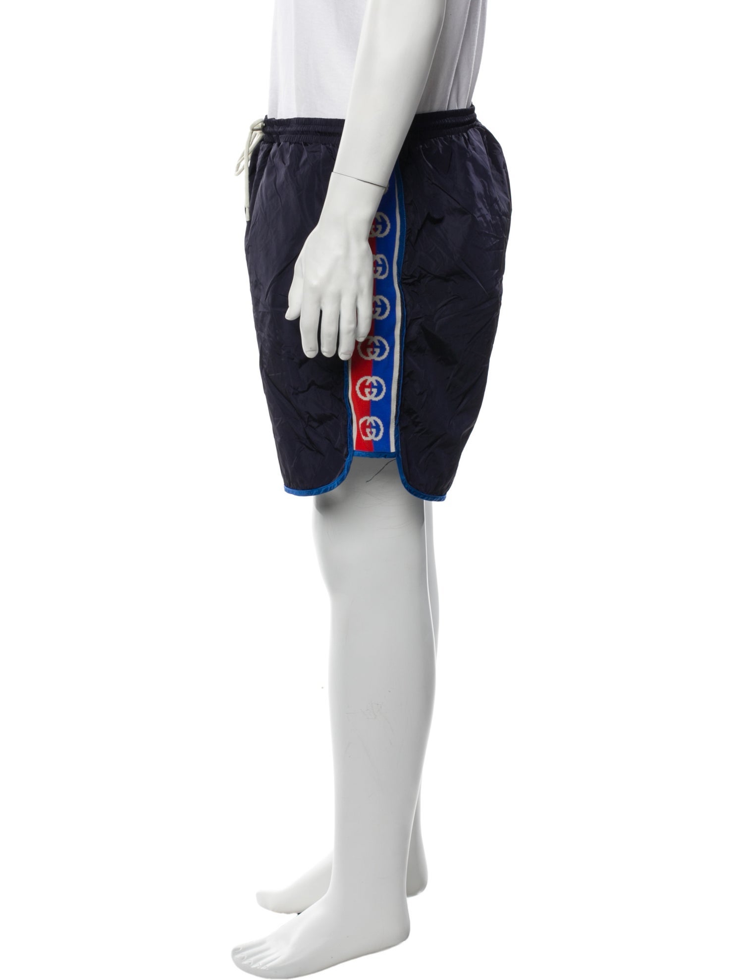 Gucci Signature Logo Retro Double G Swim Trunks