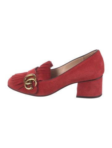 Gucci Pumps Double G Logo Suede IT 35 | 5