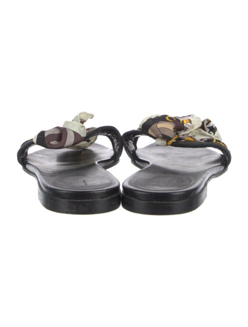 Gucci GG Canvas Leather Slides