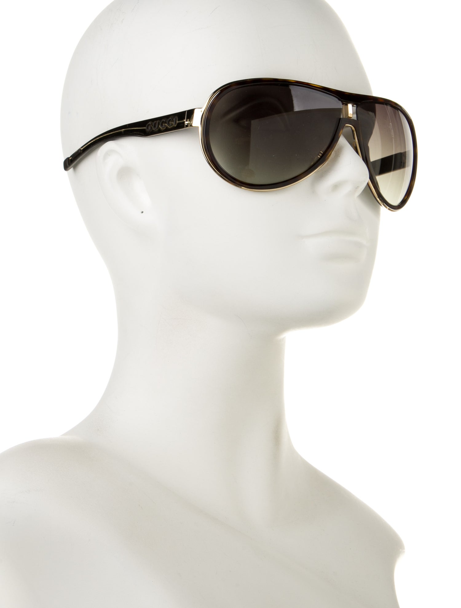 Gucci Shield Gradient Sunglasses