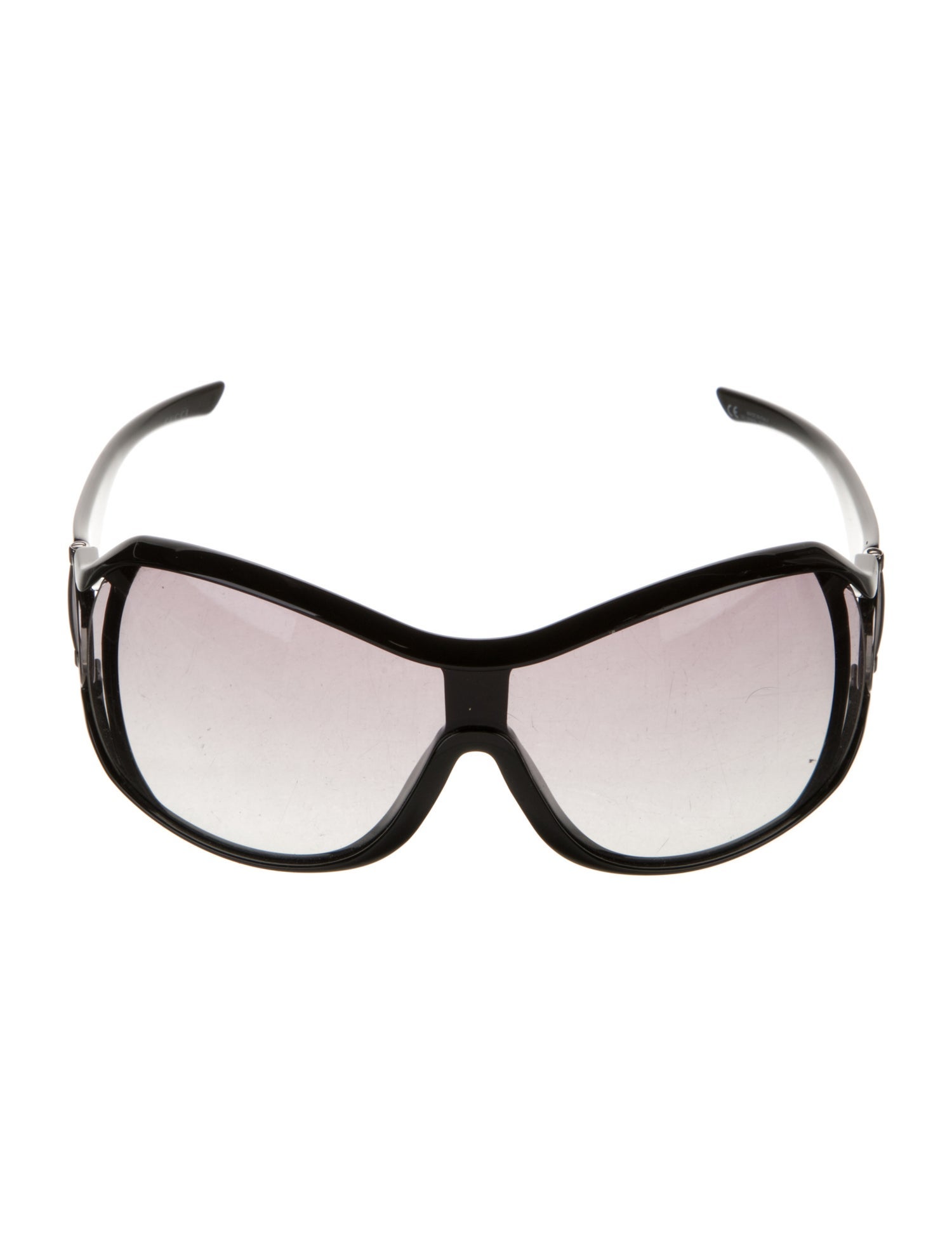 Gucci Interlocking G Logo Shield Sunglasses