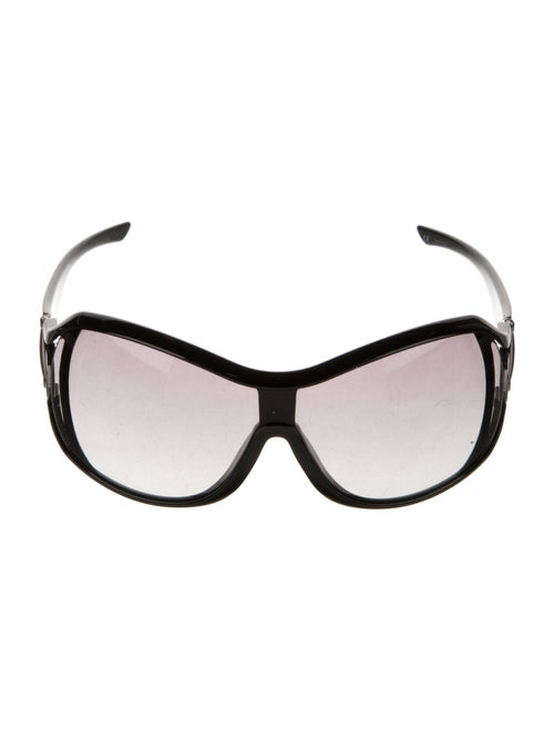 Gucci Interlocking G Logo Shield Sunglasses
