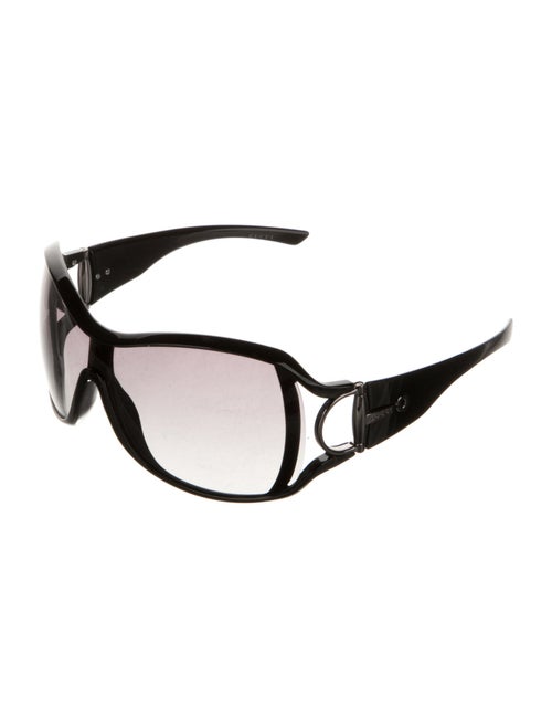 Gucci Interlocking G Logo Shield Sunglasses