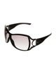 Gucci Interlocking G Logo Shield Sunglasses