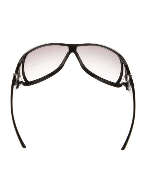 Gucci Interlocking G Logo Shield Sunglasses