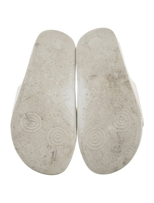 Gucci Interlocking G Logo Leather Slides