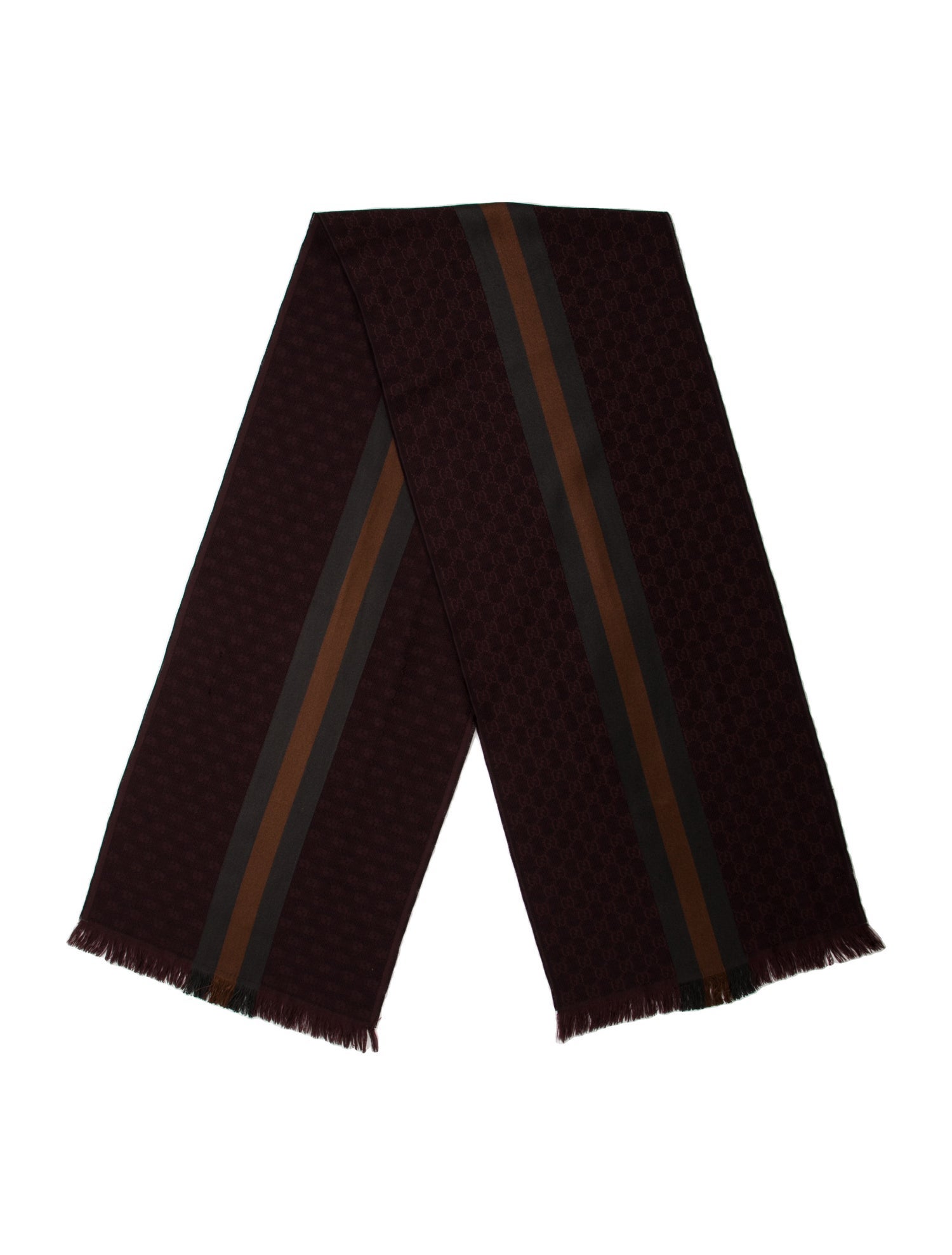 Gucci Wool GG Logo Scarf