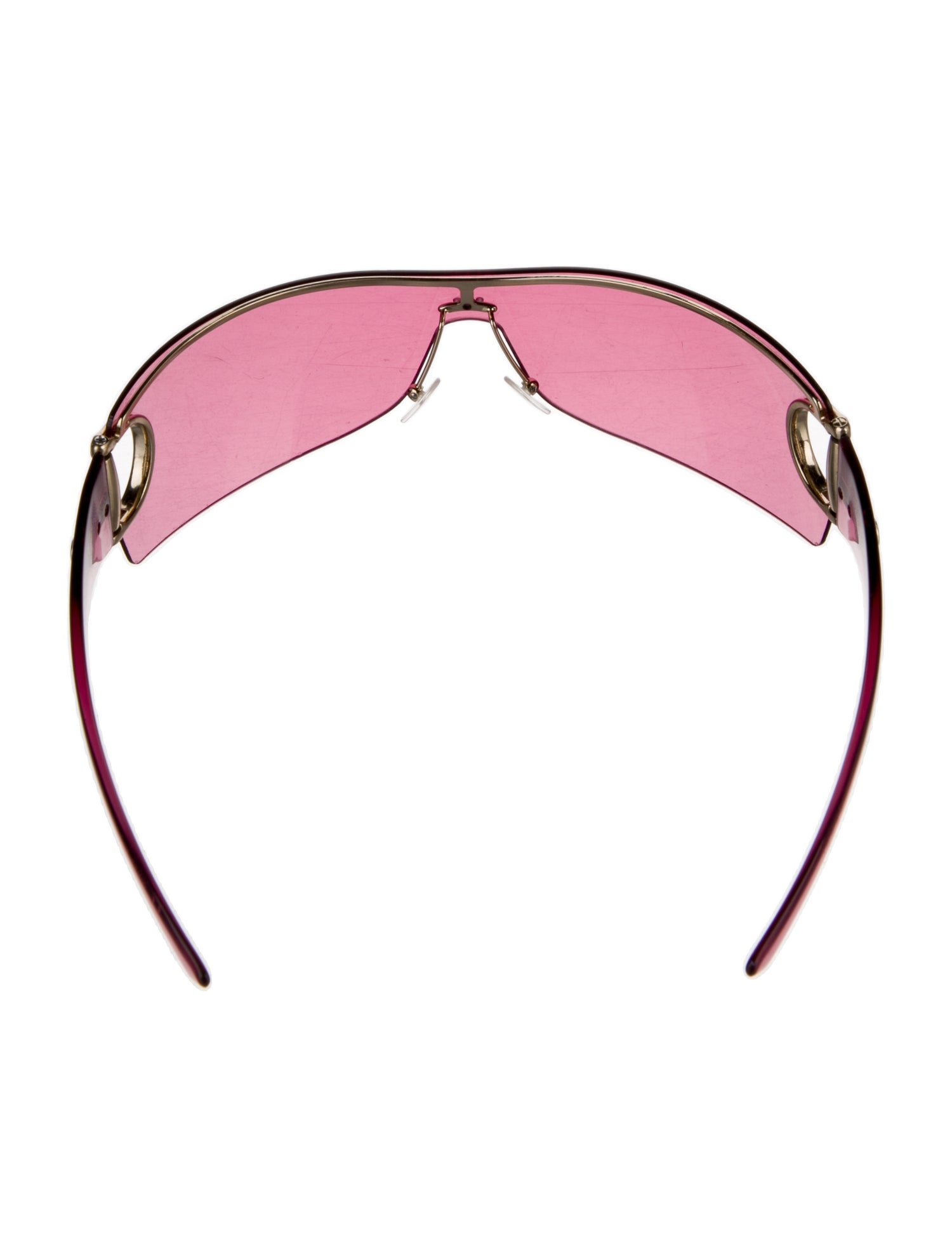 Gucci Hasler Horsebit Accent Shield Sunglasses