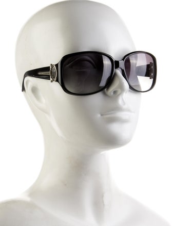 Gucci Double G Logo Shield Sunglasses