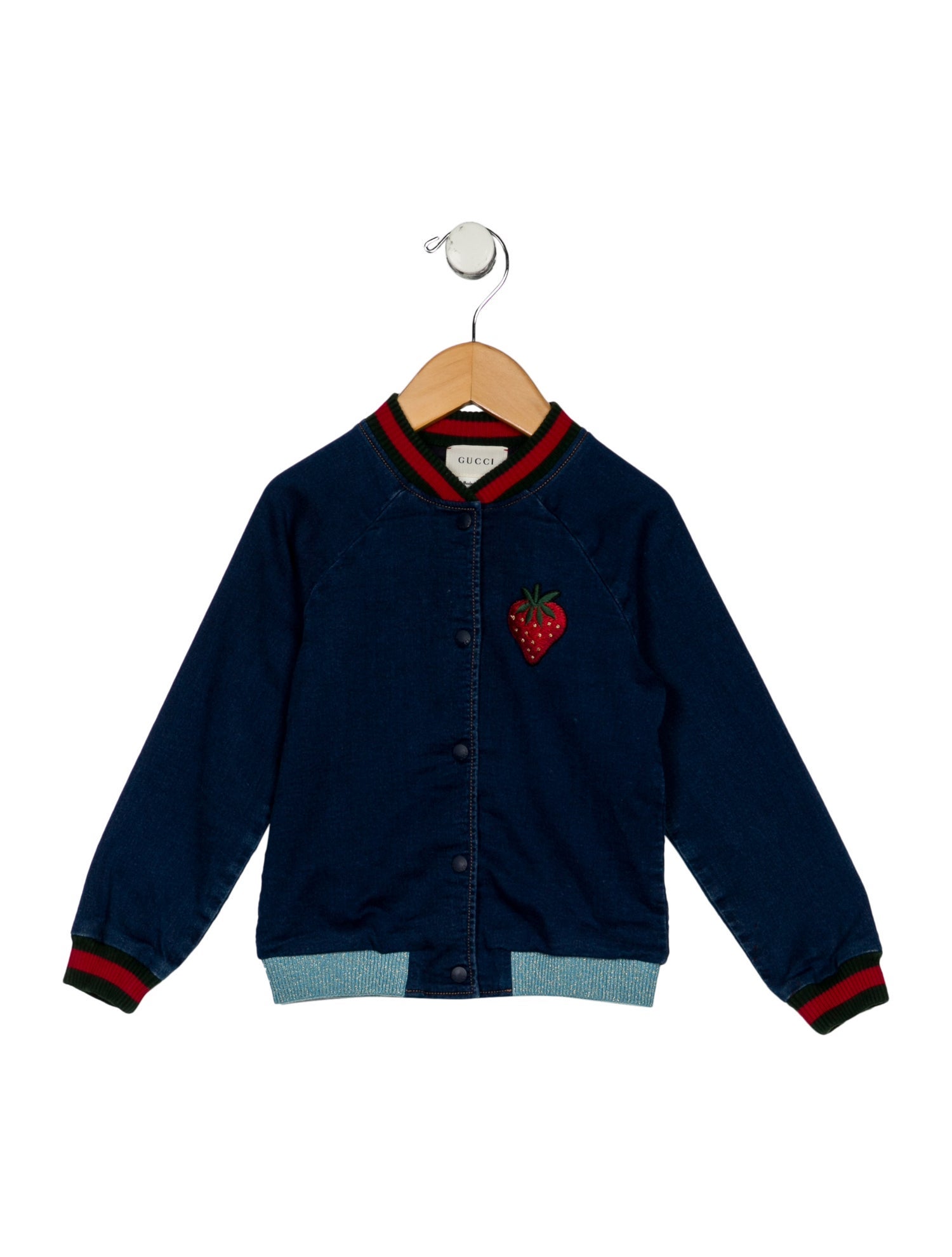 Gucci Denim Bomber Jacket