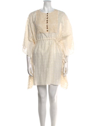 Gucci Crew Neck Mini Dress