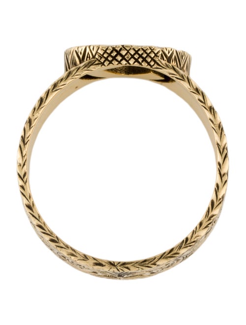 Gucci 18K Interlocking G Arabesque Ring