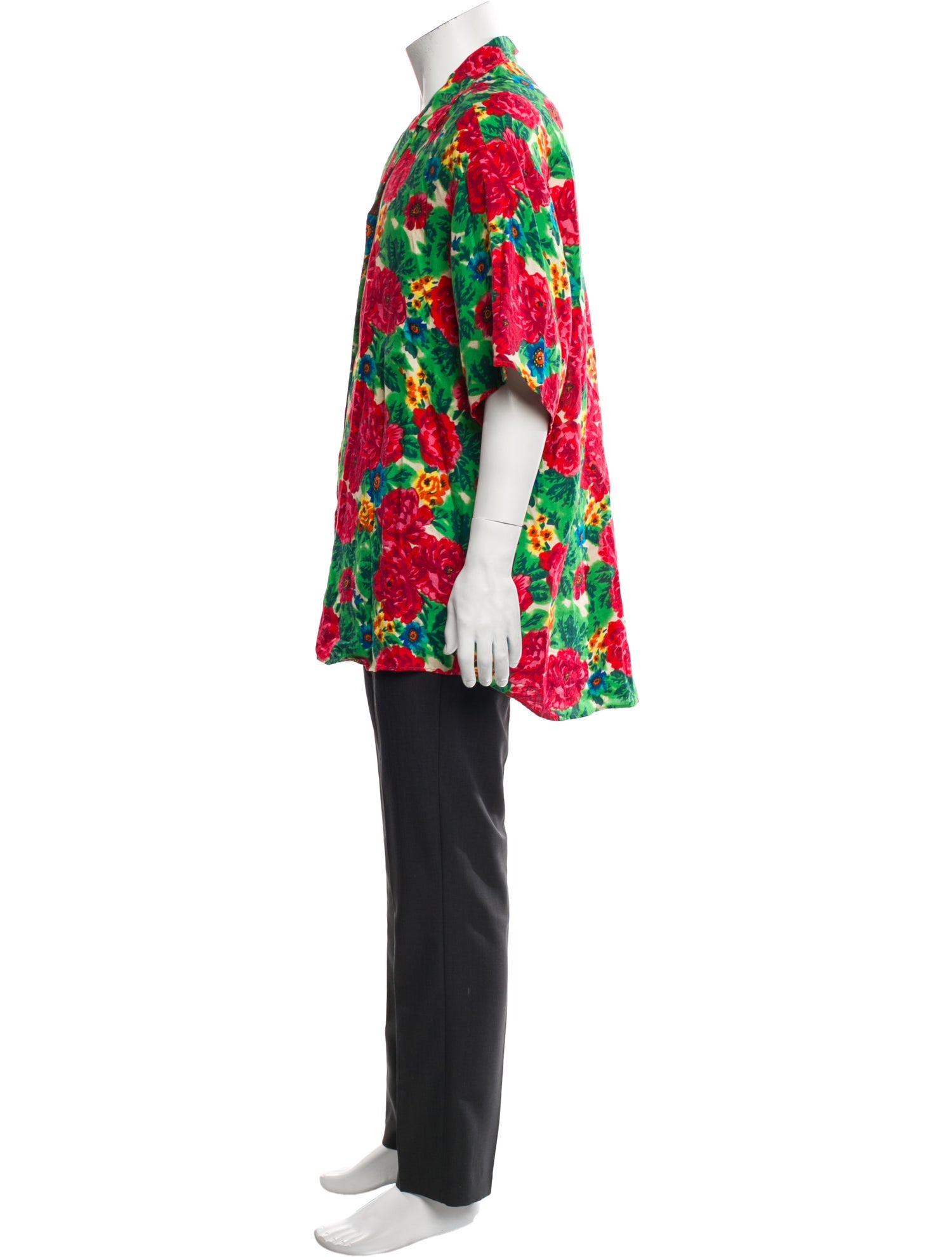 Gucci Floral Print Short Sleeve Shirt