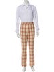 Gucci Wool Plaid Print Two-Piece Suit