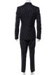 Gucci Interlocking G Logo Wool Two-Piece Suit