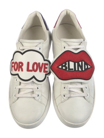 Gucci Sylvie Web Accent Leather Sneakers