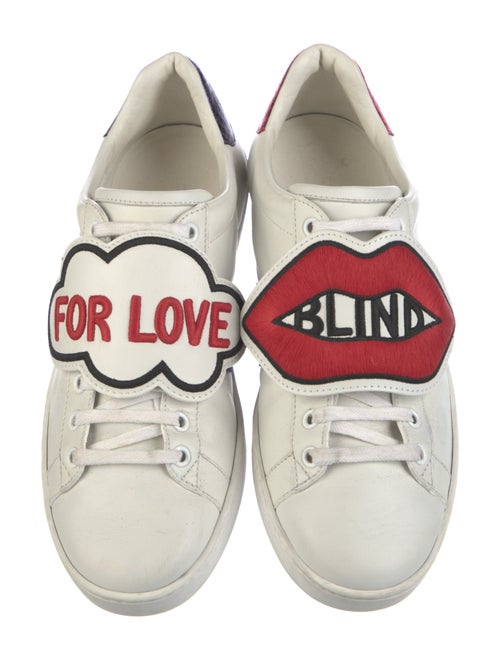 Gucci Sylvie Web Accent Leather Sneakers