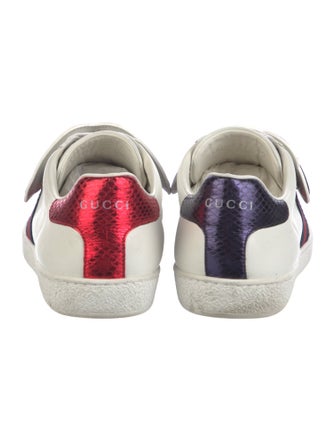Gucci Sylvie Web Accent Leather Sneakers