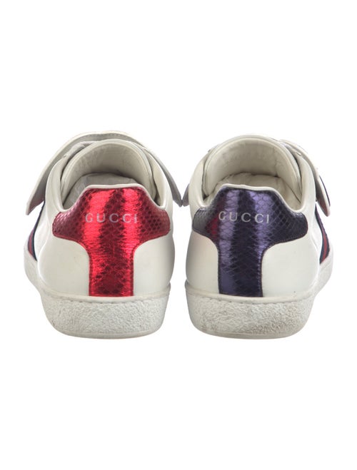 Gucci Sylvie Web Accent Leather Sneakers