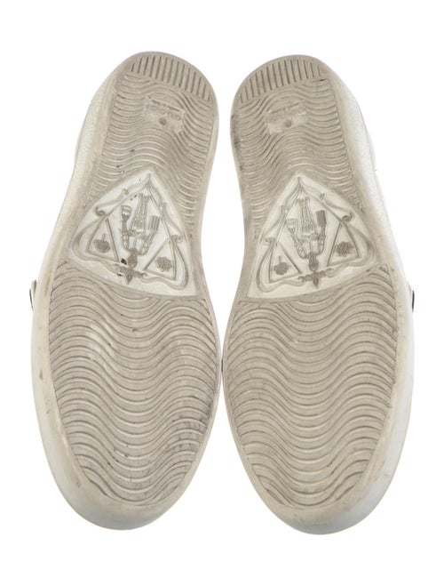 Gucci Sylvie Web Accent Leather Sneakers