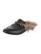 Gucci Horsebit Accent Leather Mules