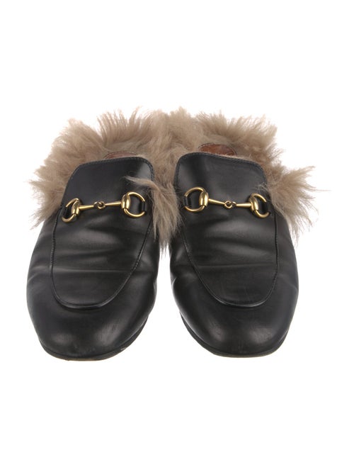 Gucci Horsebit Accent Leather Mules
