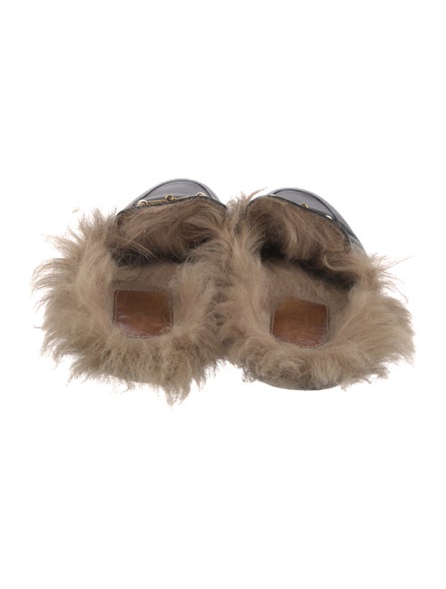 Gucci Horsebit Accent Leather Mules