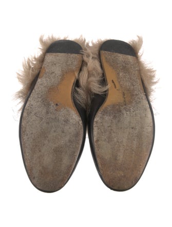 Gucci Horsebit Accent Leather Mules