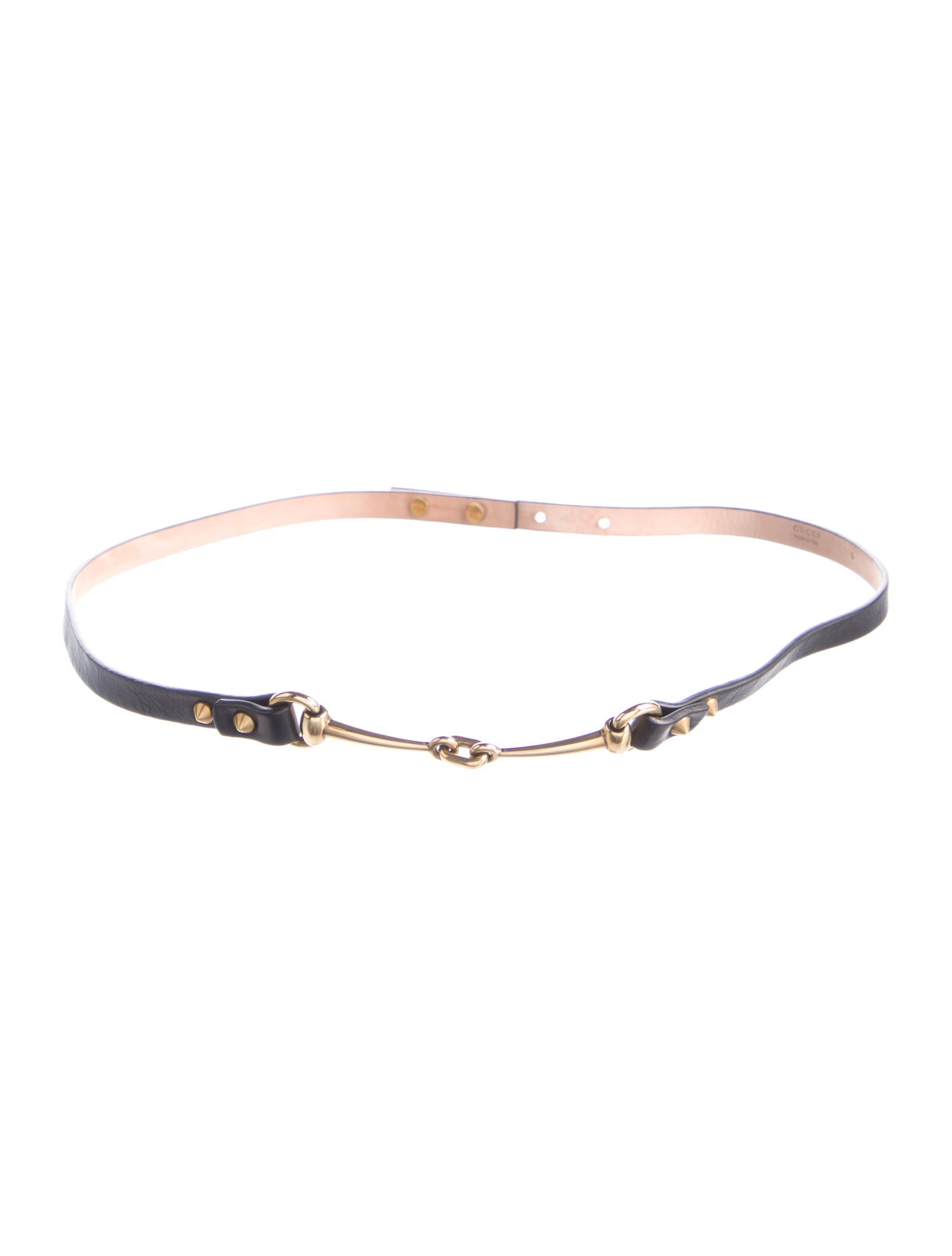 Gucci Skinny Leather Waist Belt
