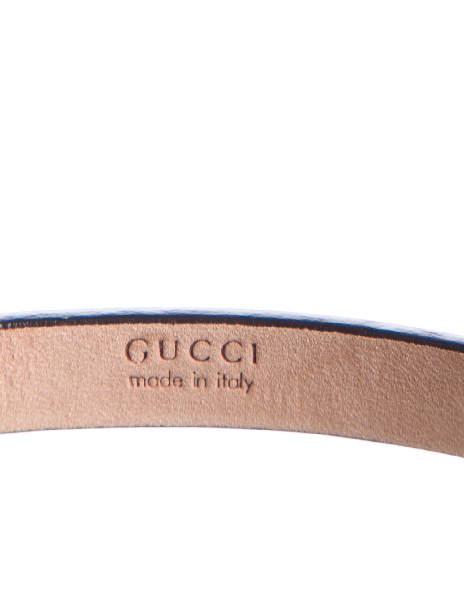 Gucci Skinny Leather Waist Belt