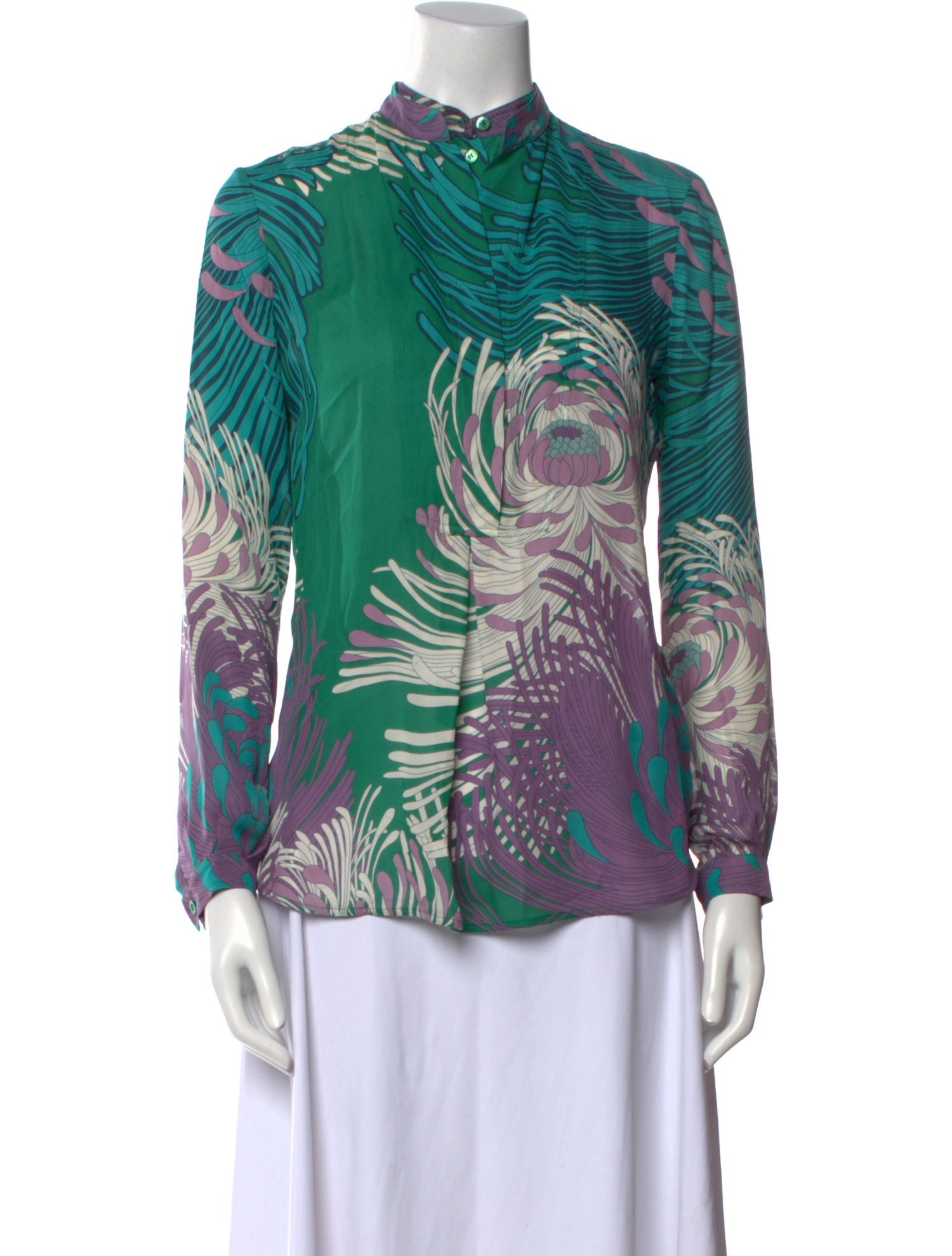 Gucci Silk Printed Blouse