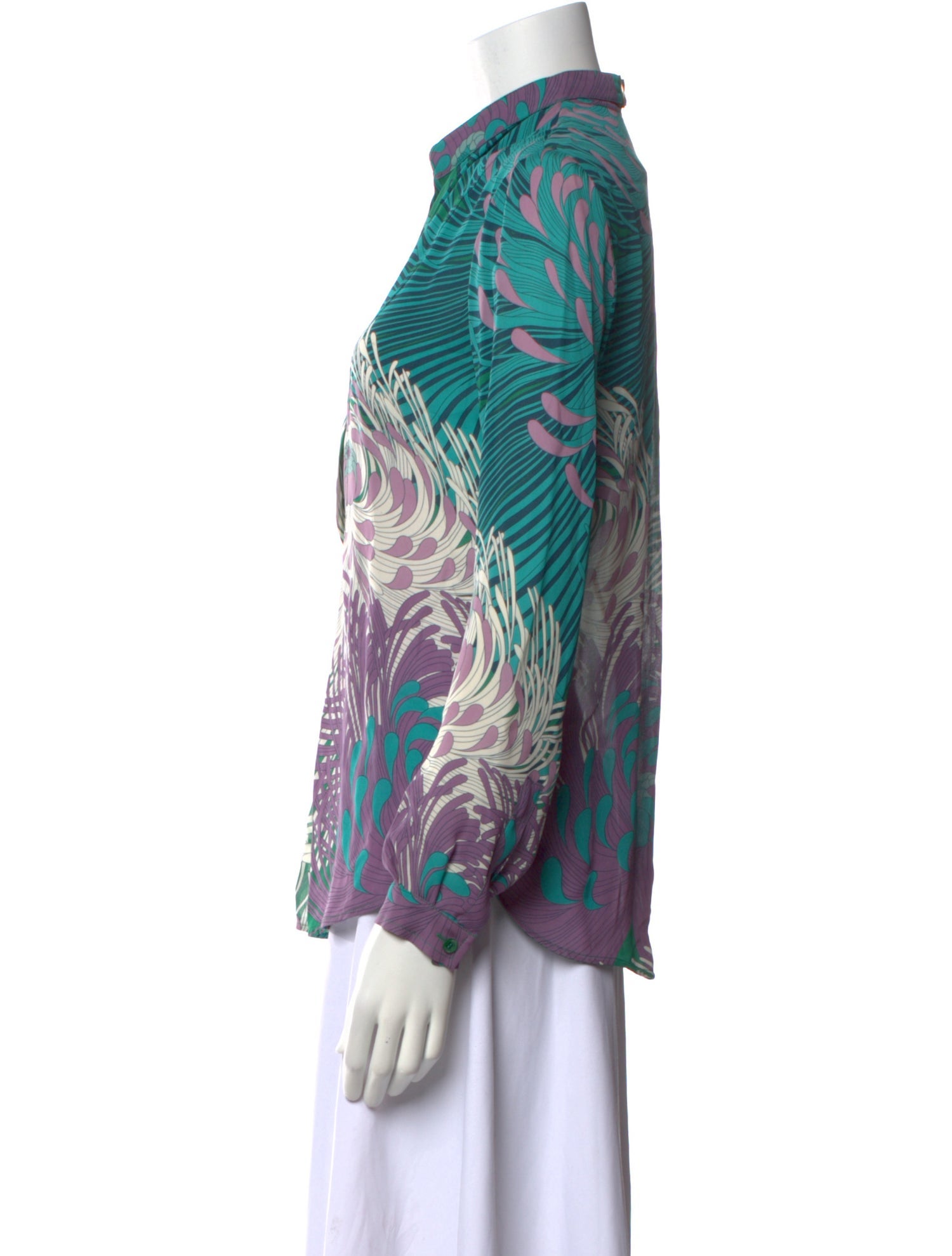 Gucci Silk Printed Blouse