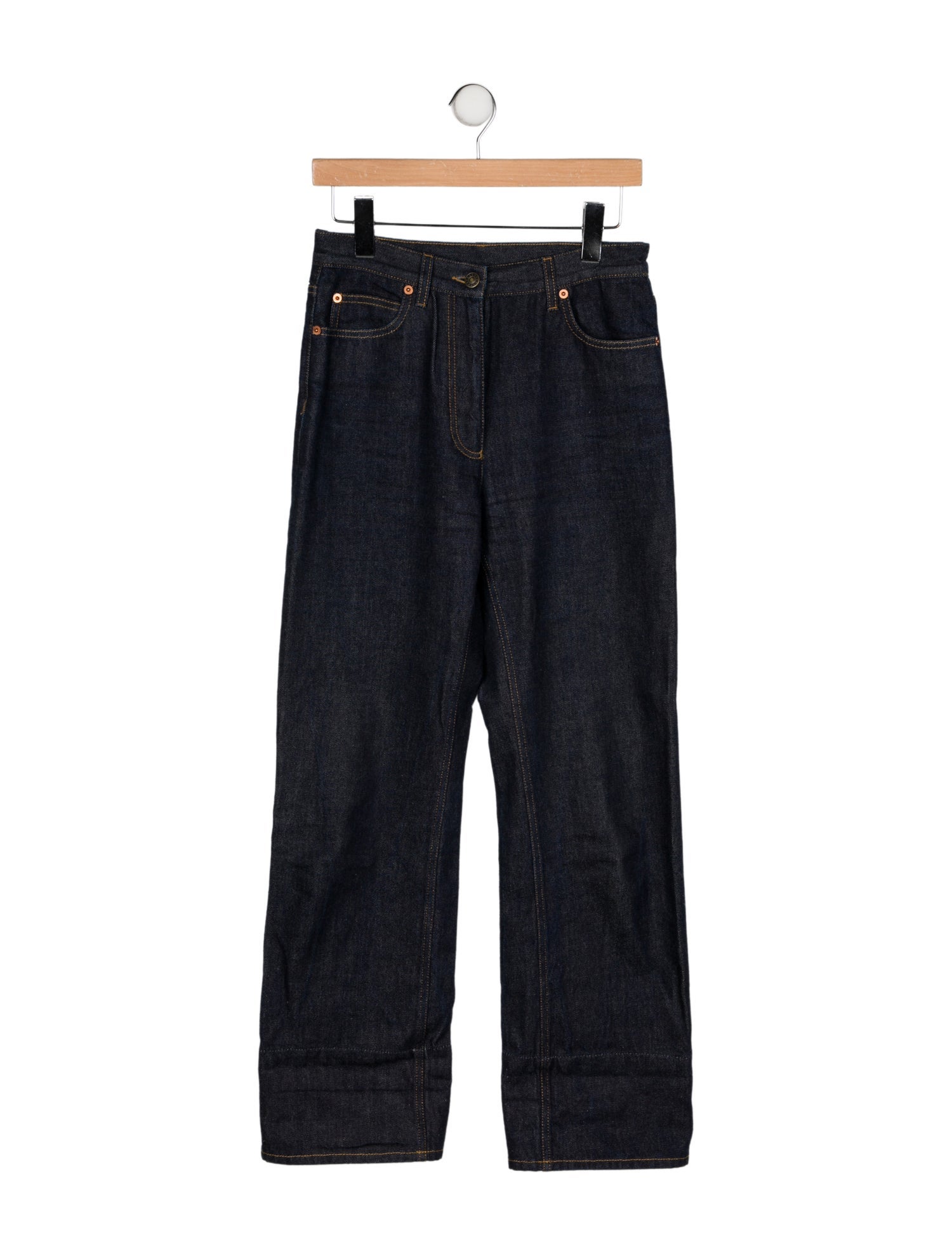 Gucci High-Rise Wide Leg Jeans