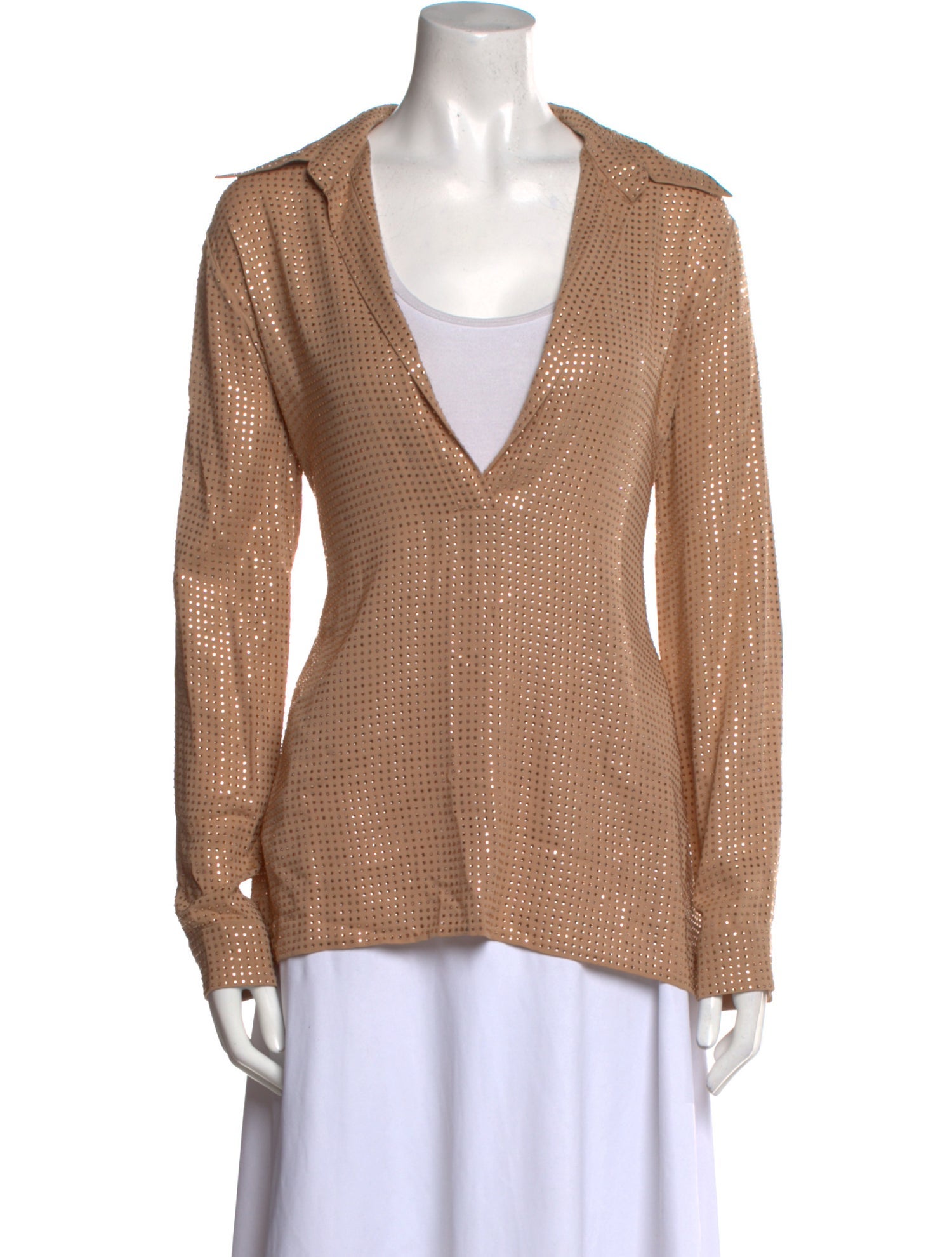 Gucci Silk Long Sleeve Blouse