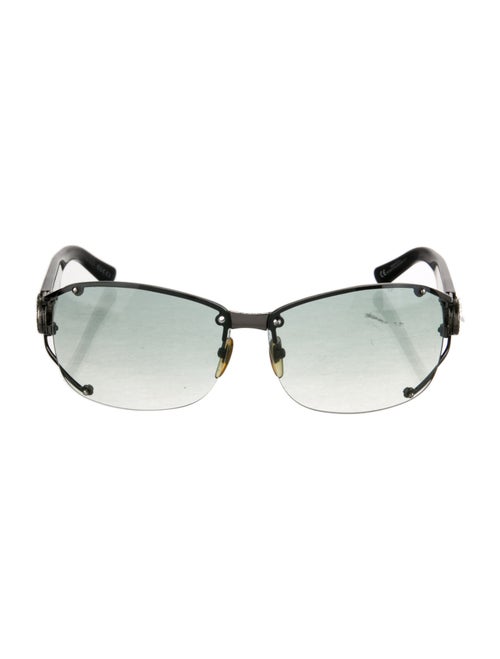 Gucci Interlocking G Logo Shield Sunglasses