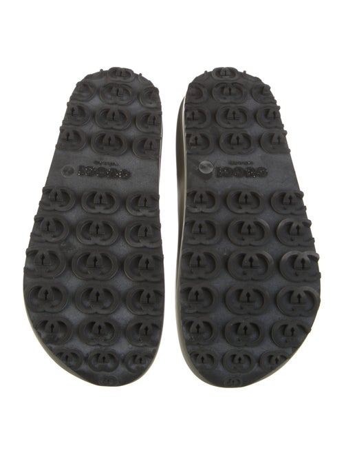Gucci Interlocking G Logo Rubber Slides