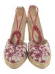 Gucci Flora Print Canvas Espadrilles