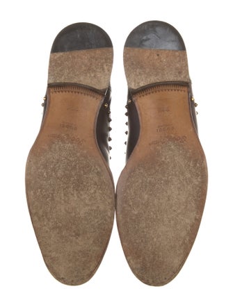 Gucci Leather Printed Chelsea Boots