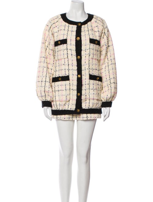 Gucci 2018 Tweed Pattern Skirt Set